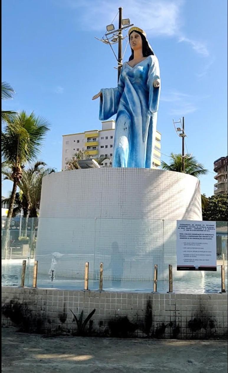 Ape Privilegiado No Centro Da Ocian E A 150M Da Praia E Feirinha, Com Wi-Fi E Garagem ! Praia Grande Dış mekan fotoğraf